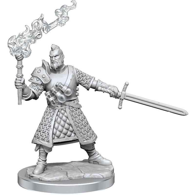 D&D Frameworks: Human Fighter Male - Wizkids