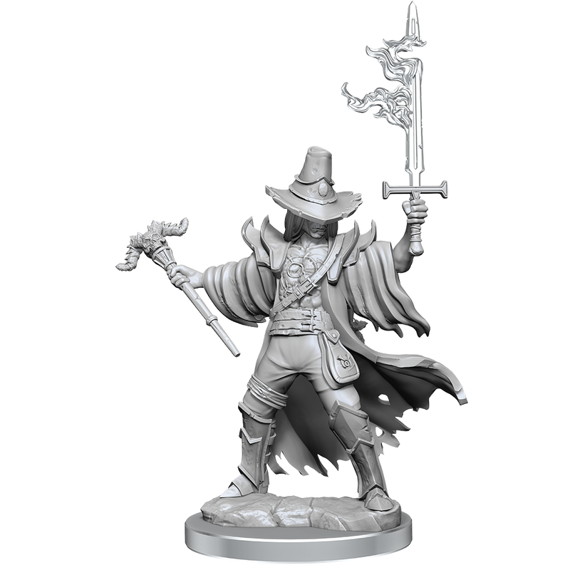 D&D Frameworks: Human Warlock Male - Wizkids