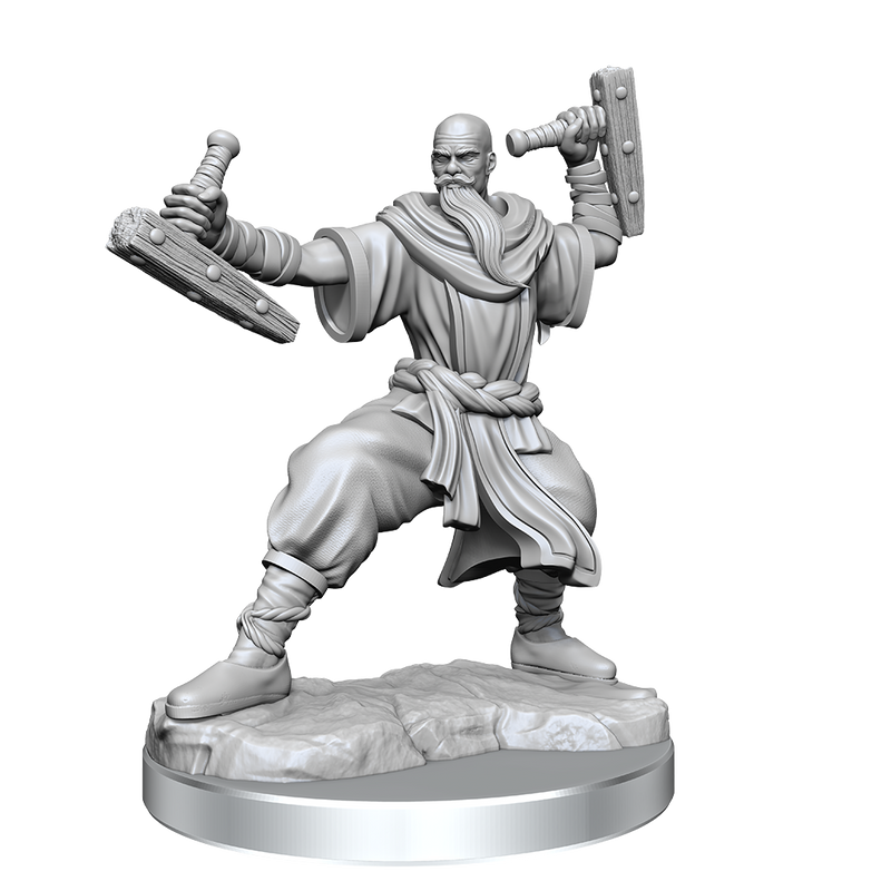D&D Frameworks: Human Monk Male - Wizkids