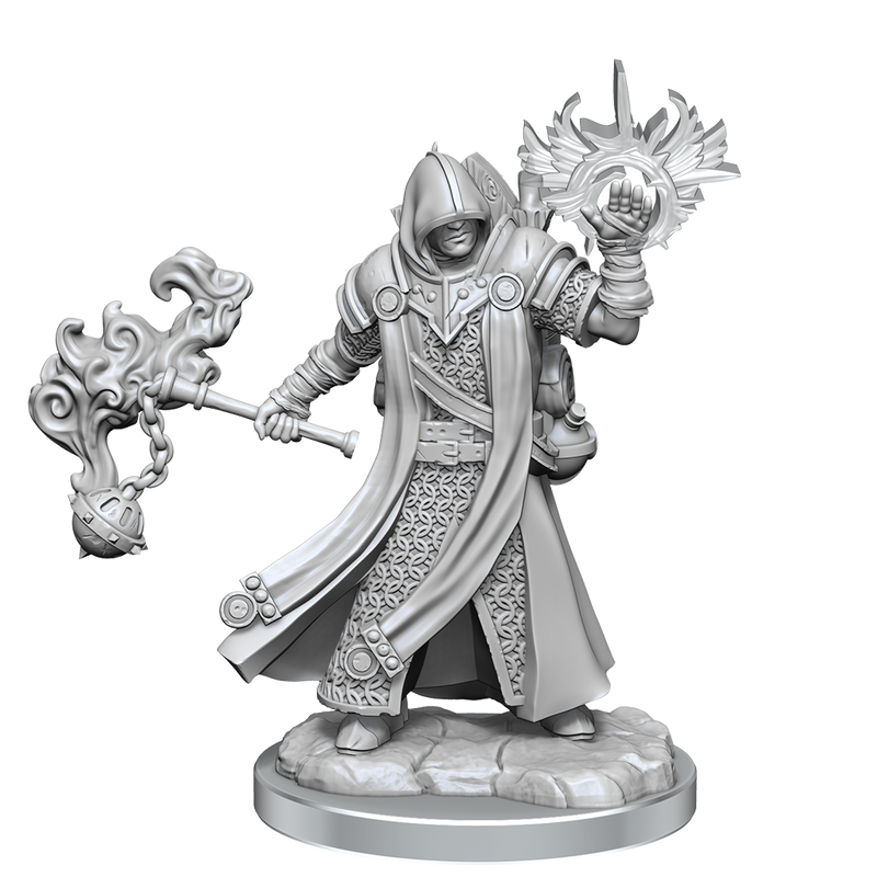 D&D Frameworks: Human Cleric Male - Wizkids