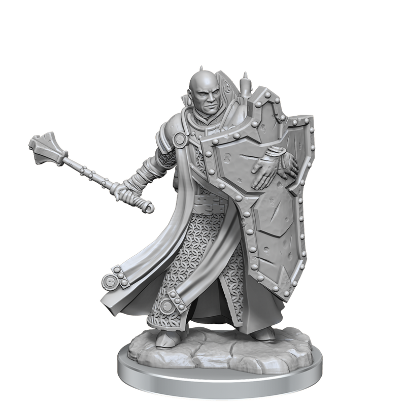 D&D Frameworks: Human Cleric Male - Wizkids