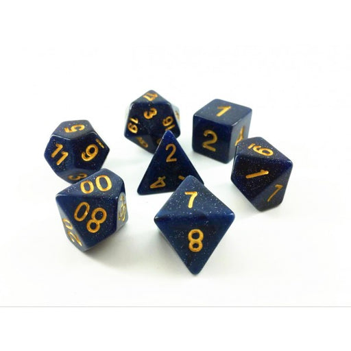 Blue - Universe Poly Dice Set - Trade Dice