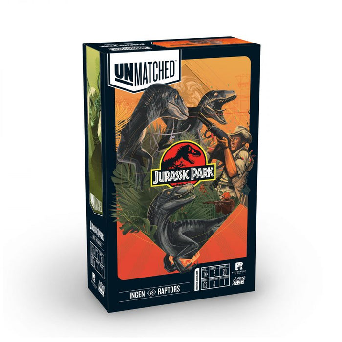 InGen vs The Raptors - Jurassic Park Unmatched - Mondo Games