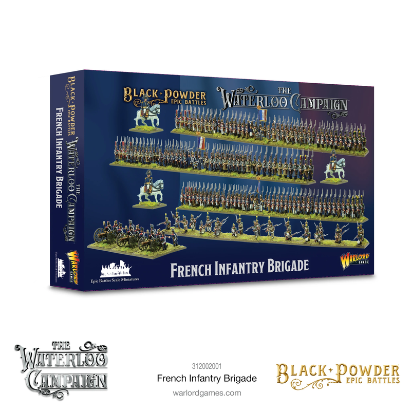 Black Powder Epic Battles: Waterloo - French Infantry Brigade - Warlord Games