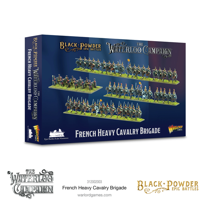 Black Powder Epic Battles: Waterloo - French Heavy Cavalry Brigade - Warlord Games