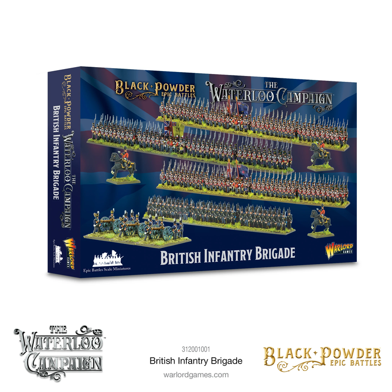 Black Powder Epic Battles: Waterloo - British Infantry Brigade - Warlord Games