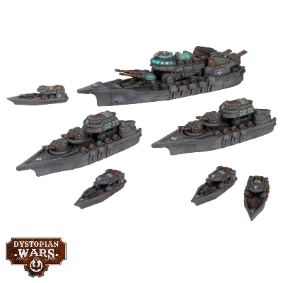 Elector Battlefleet Set: Dystopian Wars - Warcradle Studios