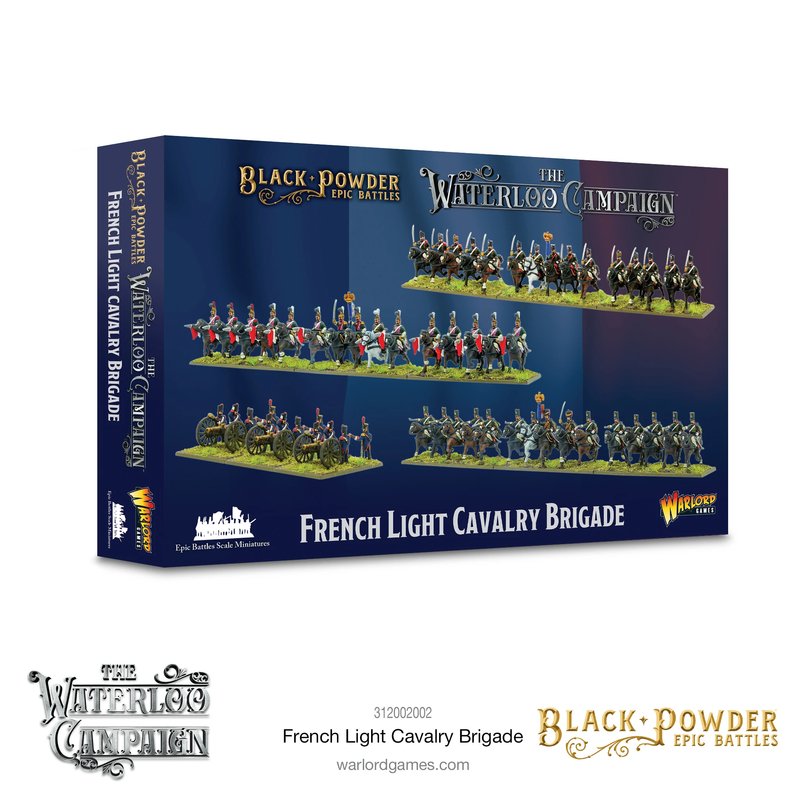 Black Powder Epic Battles: Waterloo - French Light Cavalry Brigade - Warlord Games