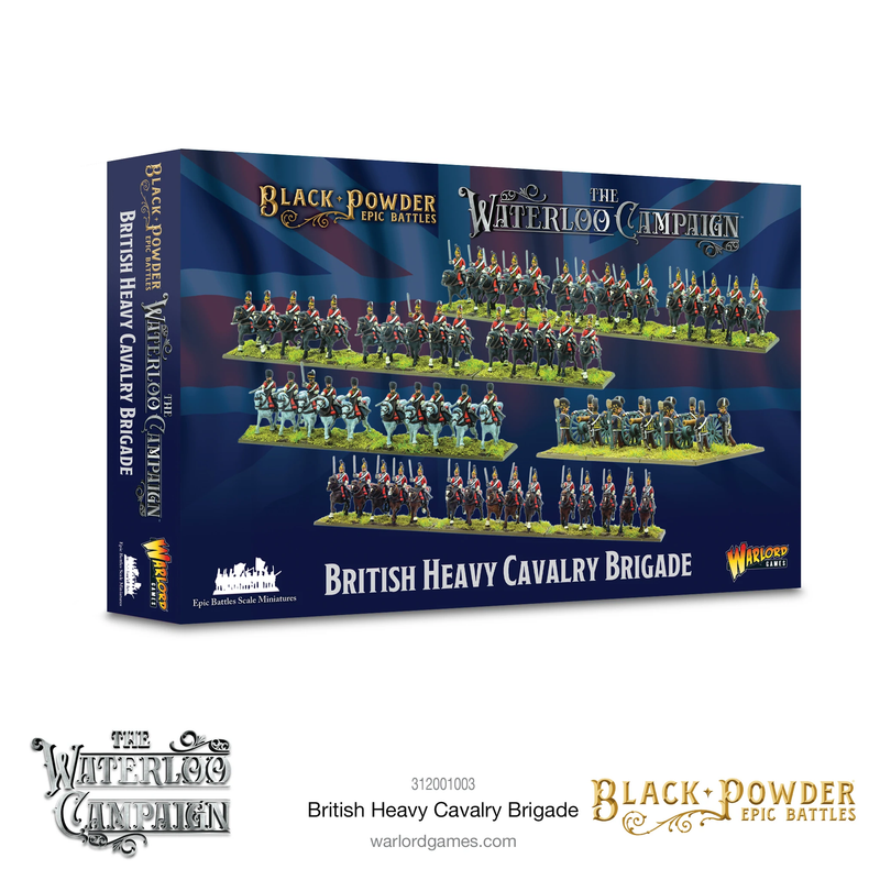 Black Powder Epic Battles: Waterloo - British Heavy Cavalry Brigade - Warlord Games
