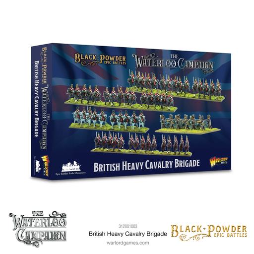 Black Powder Epic Battles: Waterloo - British Heavy Cavalry Brigade - Warlord Games