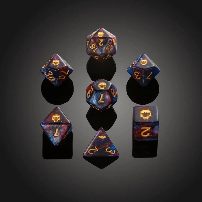 Set of 7 'Spirit Of' Vampire RPG Dice - Critit