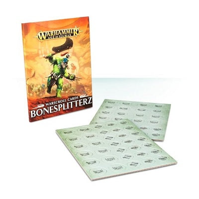 Age Of Sigmar Warscroll Cards Bonesplitterz (OLD) - Games Workshop