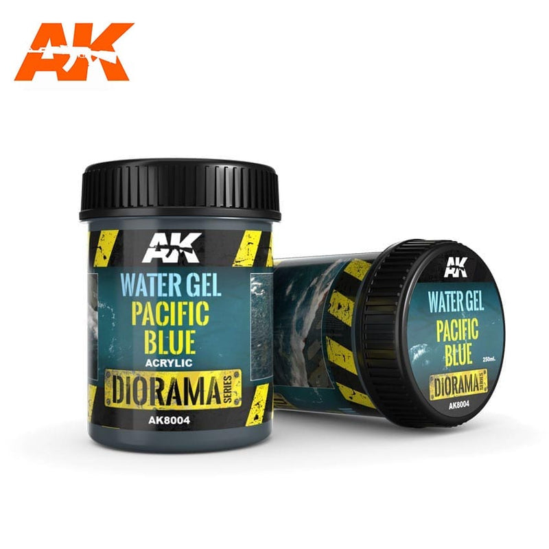 Water Gel Pacific Blue - 250ml (Acrylic) - AK Interactive
