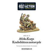 Afrika Korps Kradschutzen Motorcycle - Warlord Games
