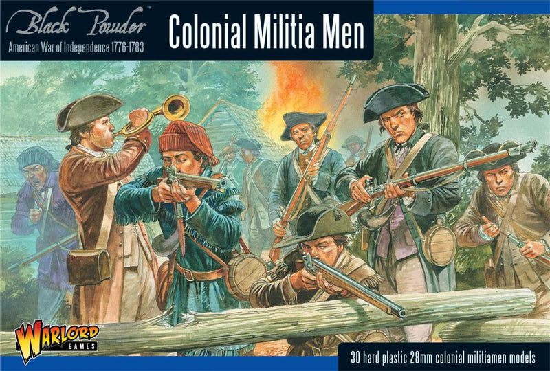Colonial Militia Men (American War of Indepedence) - Black Powder - Warlord Games