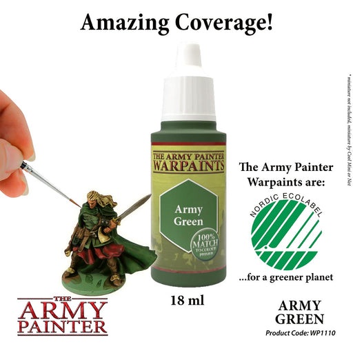 Acrylics Warpaints - Army Green - The Army Painter