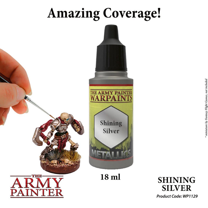 Metallics Warpaints - Shining Silver - The Army Painter