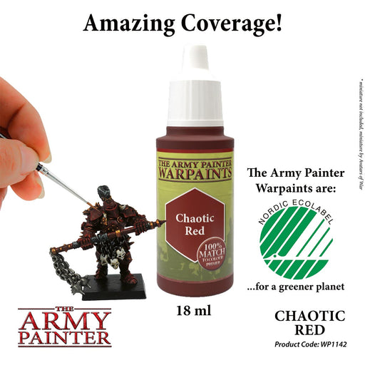 Acrylics Warpaints - Chaotic Red - The Army Painter