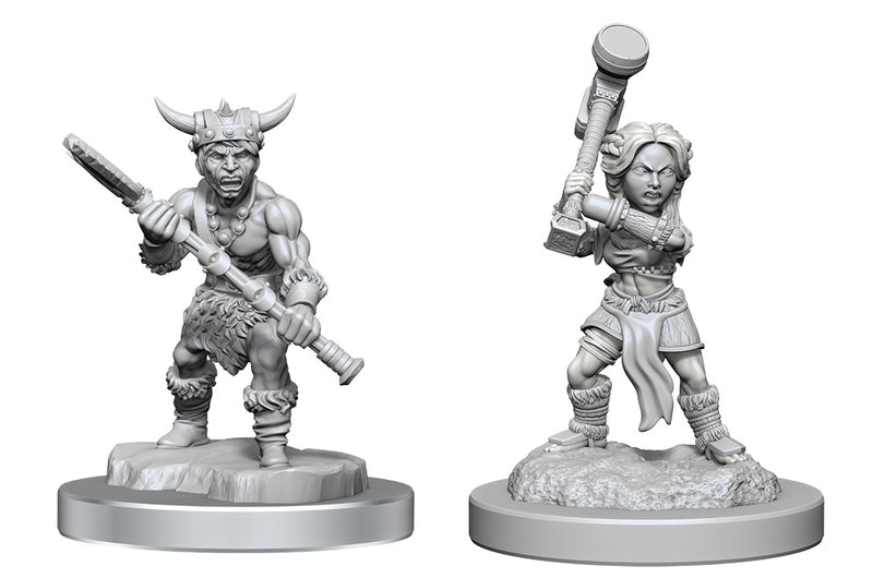 Halfing Barbarians : D&D Nolzur's Marvelous Unpainted Miniatures - Wizkids