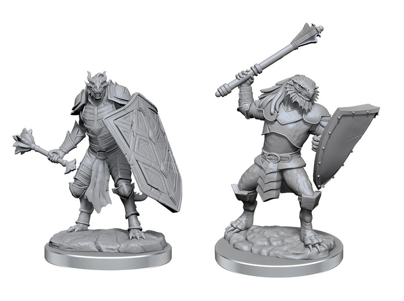 Dragonborn Clerics: D&D Nolzur's Marvelous Unpainted Miniatures - Wizkids