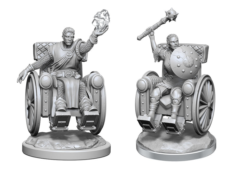 Human Clerics: D&D Nolzur's Marvelous Unpainted Miniatures - Wizkids