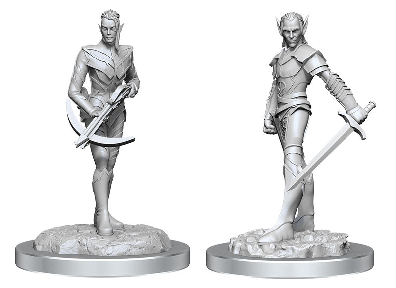 Drow Fighters: D&D Nolzur's Marvelous Unpainted Miniatures - Wizkids