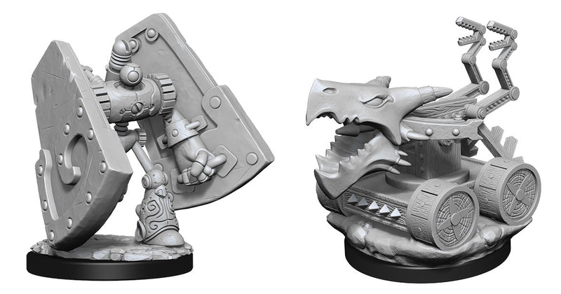 D&D Nolzur's Marvelous Miniatures: Stone Defender & Oaken Bolter - Wizkids