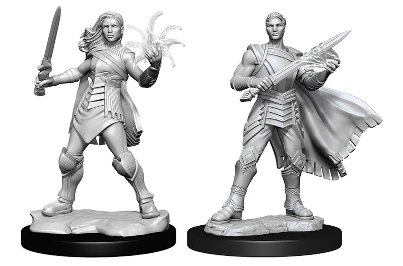 Magic the Gathering Unpainted Miniatures: Rowan Kenrith & Will Kenrith - Wizkids