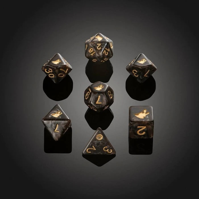 Set of 7 'Spirit Of' Werewolf RPG Dice - Critit