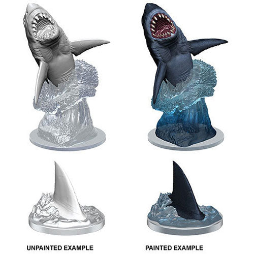 WizKids Deep Cuts Unpainted Miniatures: Shark - Wizkids