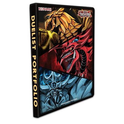 Yu-Gi-Oh - Slifer, Obelisk, and Ra 9-Pocket Duelist Portfolio - Konami