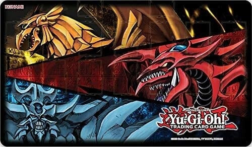 Yu-Gi-Oh - Slifer, Obelisk and Ra Game Mat - Konami
