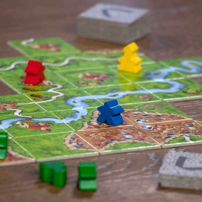Carcassonne with River & Abbot - Z-Man Games