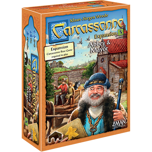 Carcassonne Expansion 5: Abbey & Mayor - Z-Man Games