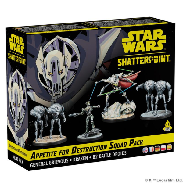 Appetite for Destruction (General Grievous Squad Pack): Star Wars Shatterpoint - Atomic Mass Games