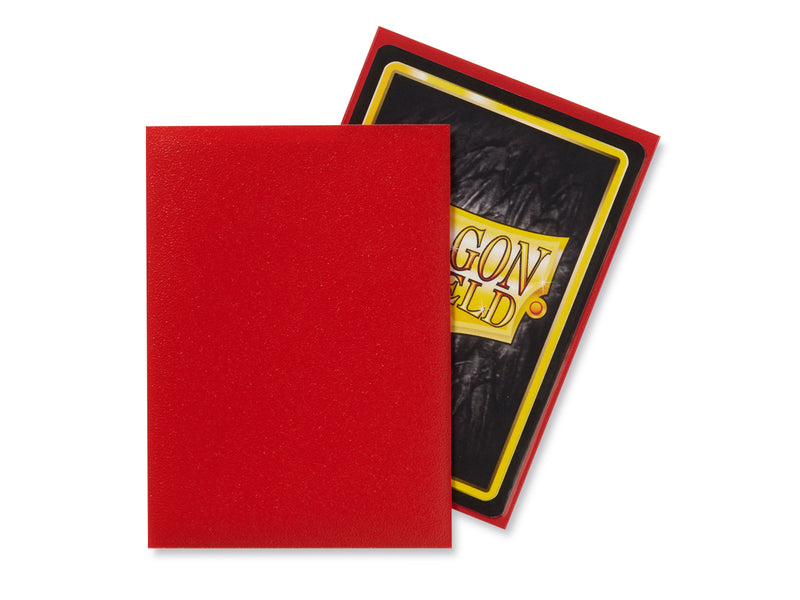 Dragon Shield Matte Crimson - 100 Standard Size Sleeves - Arcane Tinmen