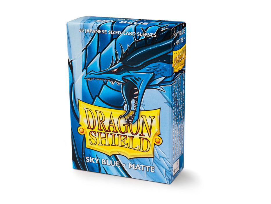 Dragon Shield Matte Sky Blue - 60 Japanese Size Sleeves - Arcane Tinmen