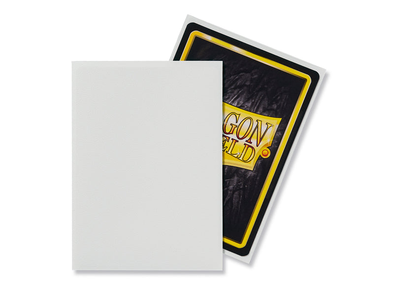 Dragon Shield Matte White - 60 Standard Size Sleeves - Arcane Tinmen