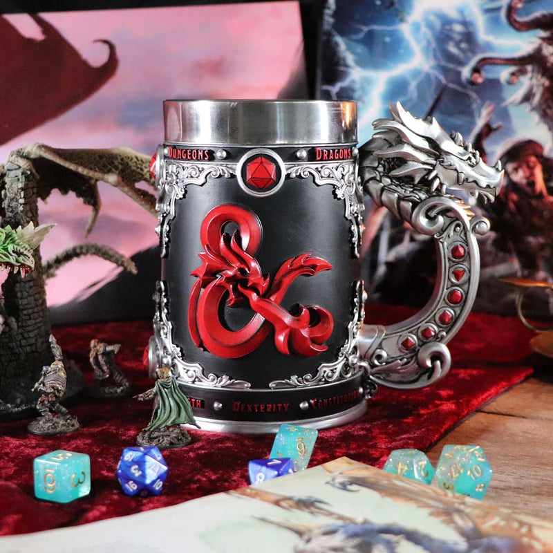 Dungeons & Dragons Tankard 15.5cm - Nemesis Now