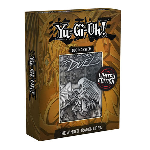 Yu-Gi-Oh Limited Edition Metal God Card - The Winged Dragon of Ra - Fanattik