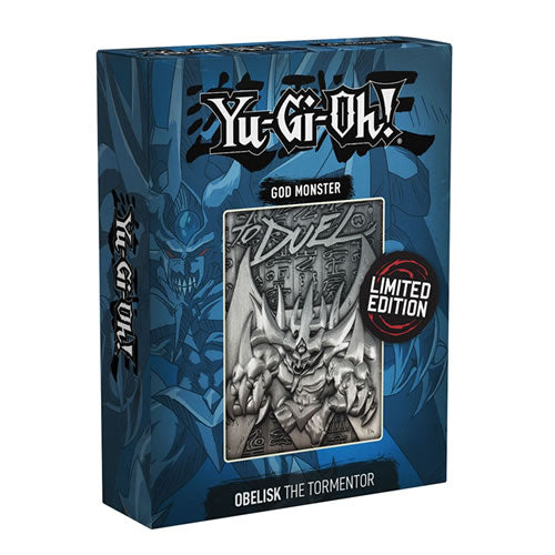 Yu-Gi-Oh Limited Edition Metal God Card - Obelisk The Tormentor - Fanattik
