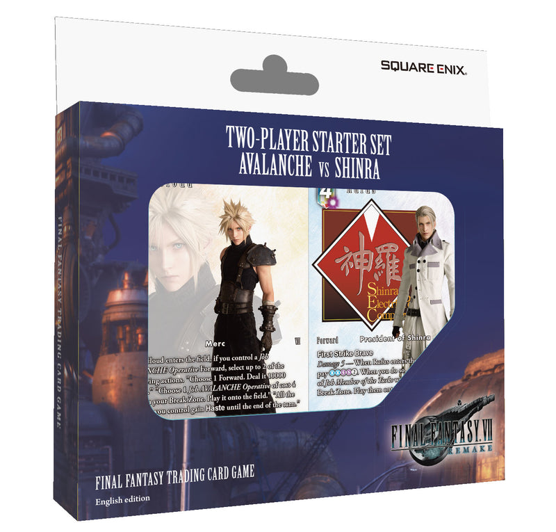 Final Fantasy TCG Two Player Starter Set Avalanche VS Shinra - Square Enix