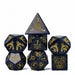 Midnight Roar - Cyber Beasts - Semi-Precious Gemstone Dice - Udixi Dice