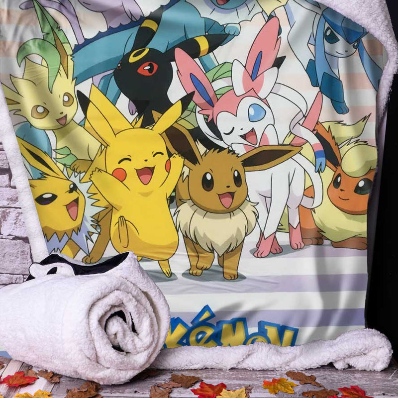 Pokémon Eevee Evolutions Throw 100*150cm - Nemesis Now