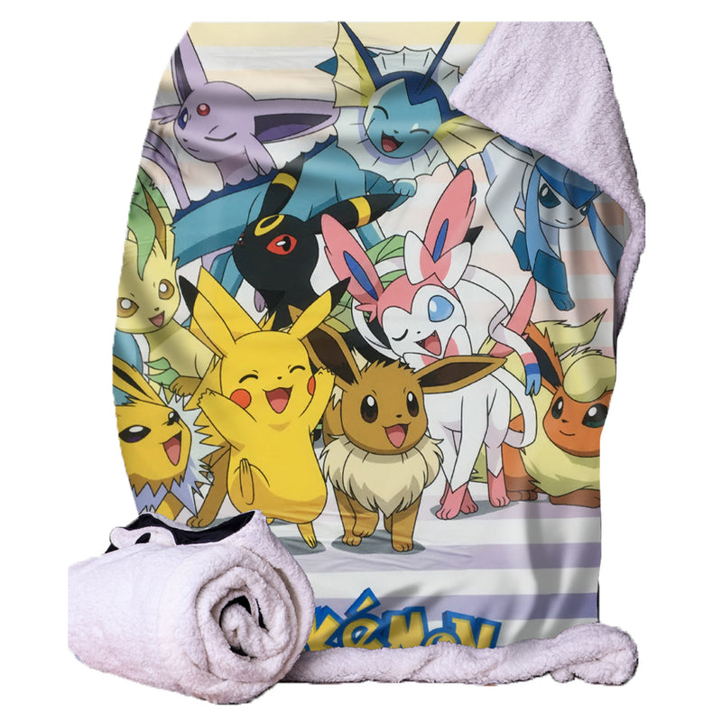 Pokémon Eevee Evolutions Throw 100*150cm - Nemesis Now