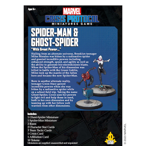 Ghost-Spider & Spider-Man: Marvel Crisis Protocol - Atomic Mass Games