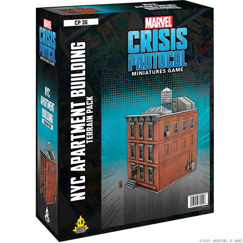 NYC Apartment Building Terrain Expansion: Marvel Crisis Protocol Miniatures Game - Atomic Mass Games