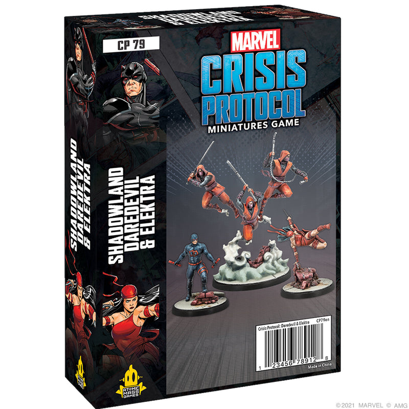 Shadowland Daredevil and Elektra - Marvel Crisis Protocol - Atomic Mass Games