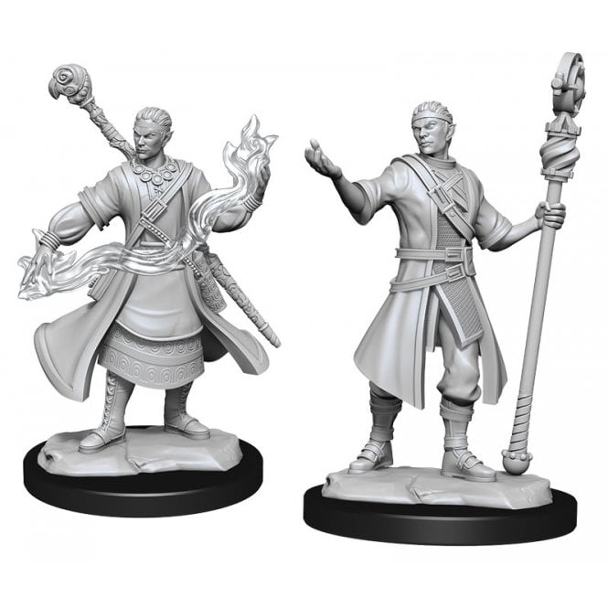 Nolzurs Marvelous Miniatures: Half-Elf Wizard Male - Wizkids