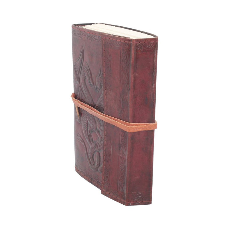 Double Dragon Leather Embossed Journal 12.5 x 18cm - Nemesis Now